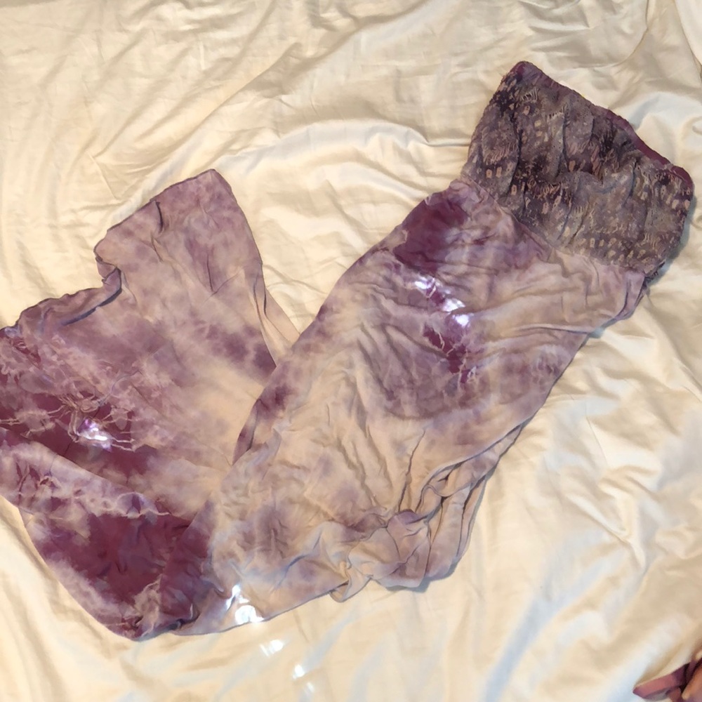 Mirival Purple tie dye maxi dress